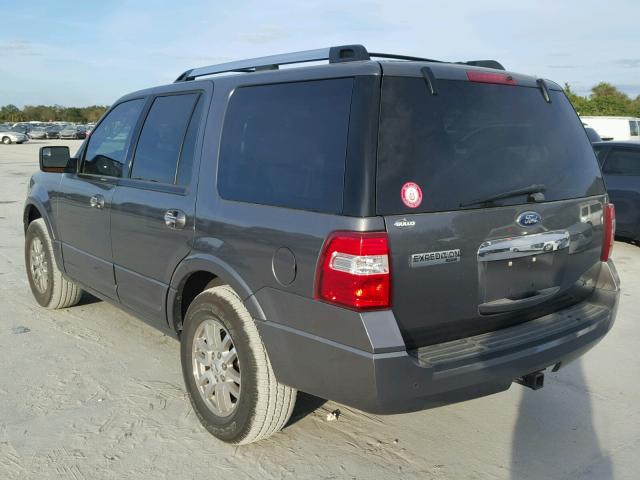 1FMJU1K59CEF26864 - 2012 FORD EXPEDITION GRAY photo 3