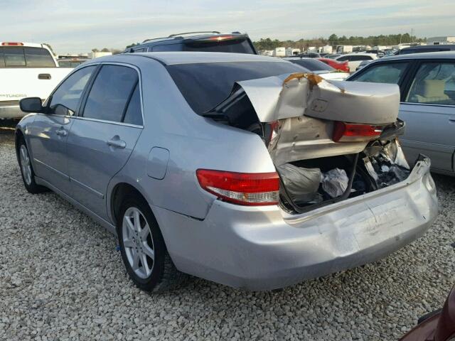 1HGCM665X3A025611 - 2003 HONDA ACCORD EX SILVER photo 3