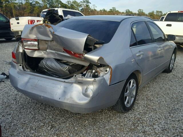 1HGCM665X3A025611 - 2003 HONDA ACCORD EX SILVER photo 4