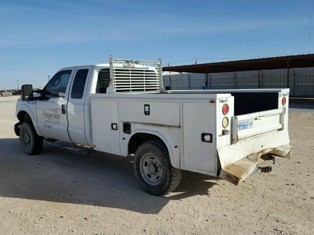 1FD7X2B60FEA89700 - 2015 FORD F250 SUPER WHITE photo 3