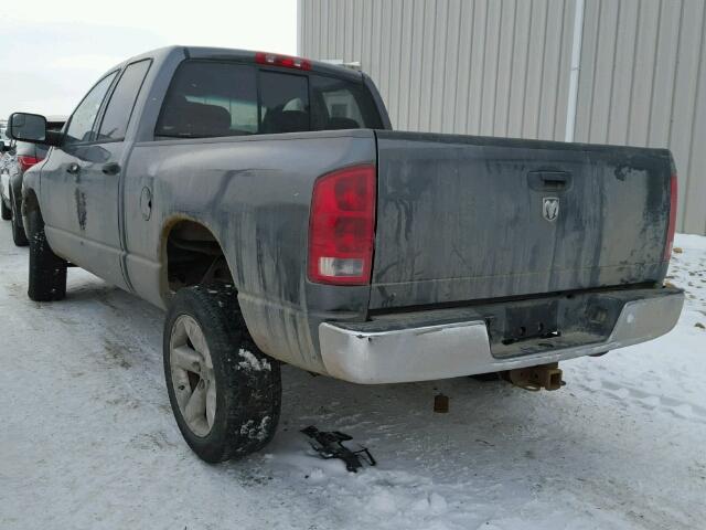 1D7HU18D44S759240 - 2004 DODGE RAM 1500 S GRAY photo 3