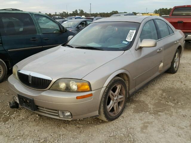 1LNHM87A02Y697268 - 2002 LINCOLN LS BROWN photo 2