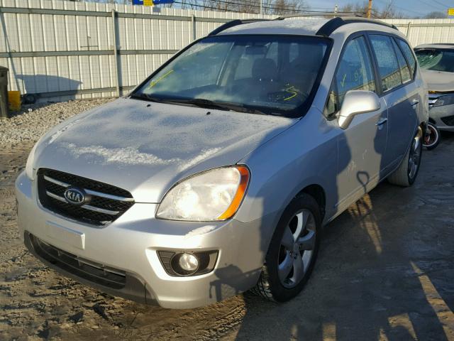 KNAFG526687186292 - 2008 KIA RONDO LX SILVER photo 2