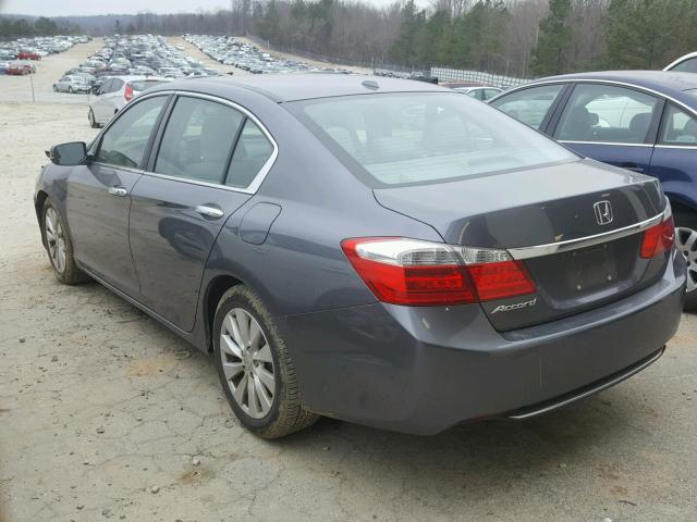 1HGCR2F86DA094821 - 2013 HONDA ACCORD EXL GRAY photo 3