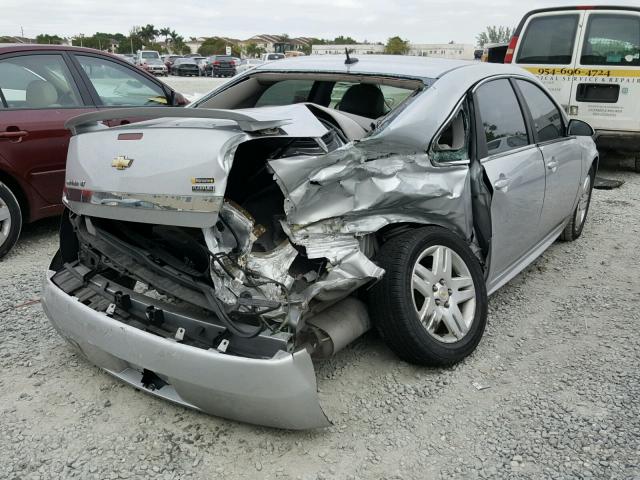 2G1WT57K691288655 - 2009 CHEVROLET IMPALA 1LT SILVER photo 4