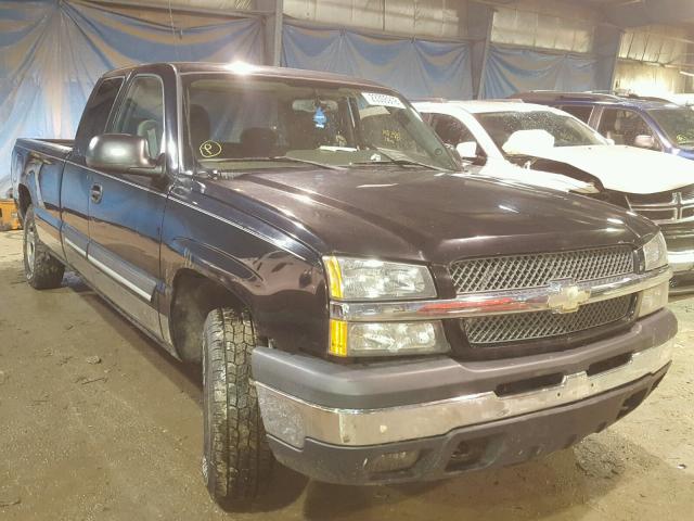 1GCEK19T84E157125 - 2004 CHEVROLET SILVERADO BLACK photo 1