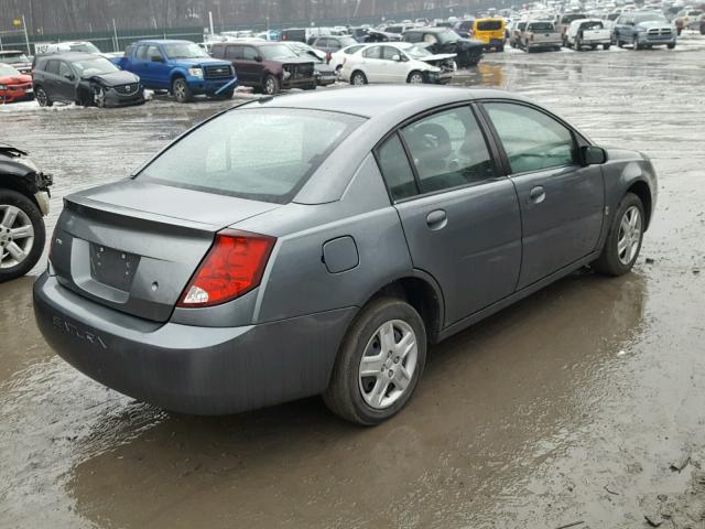 1G8AJ55FX6Z187953 - 2006 SATURN ION LEVEL GRAY photo 4