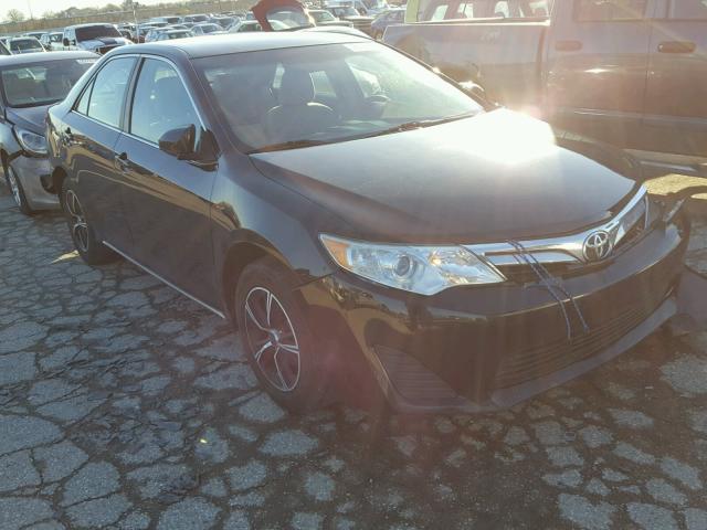 4T4BF1FK5CR162341 - 2012 TOYOTA CAMRY BASE BLACK photo 1