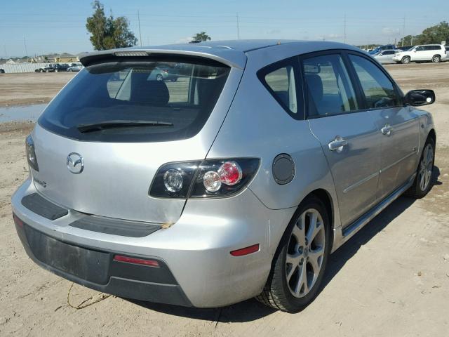 JM1BK343081142802 - 2008 MAZDA 3 HATCHBAC SILVER photo 4