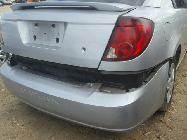 1G8AN15F76Z208576 - 2006 SATURN ION LEVEL SILVER photo 9