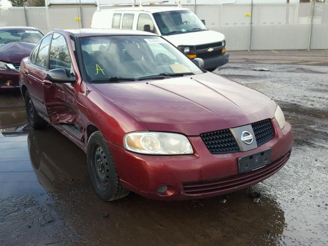 3N1CB51D64L917980 - 2004 NISSAN SENTRA 1.8 RED photo 1