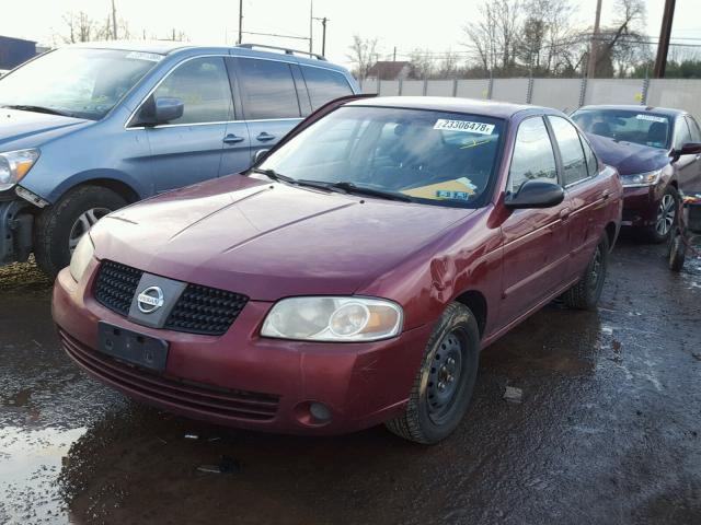 3N1CB51D64L917980 - 2004 NISSAN SENTRA 1.8 RED photo 2