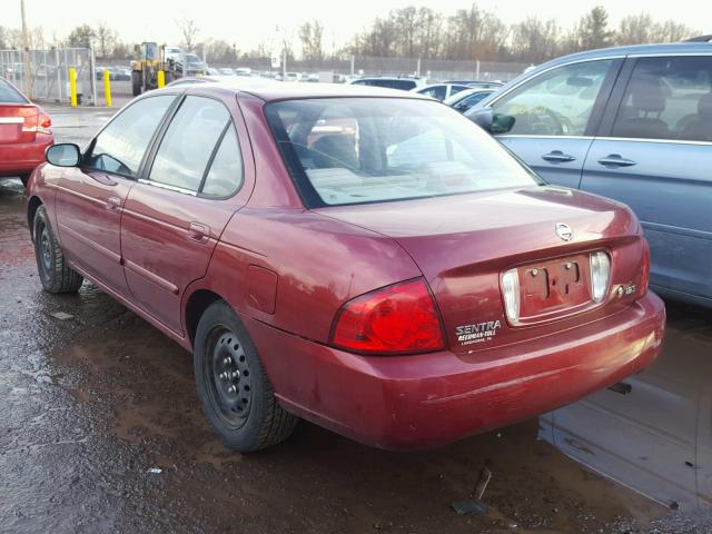 3N1CB51D64L917980 - 2004 NISSAN SENTRA 1.8 RED photo 3