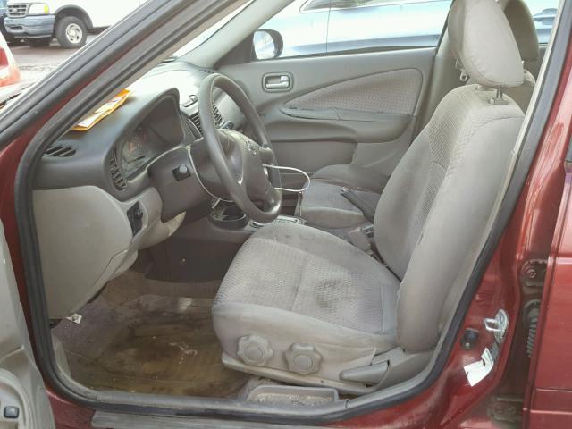 3N1CB51D64L917980 - 2004 NISSAN SENTRA 1.8 RED photo 5