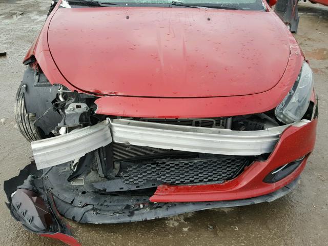 1C3CDFEB1FD311151 - 2015 DODGE DART GT RED photo 9