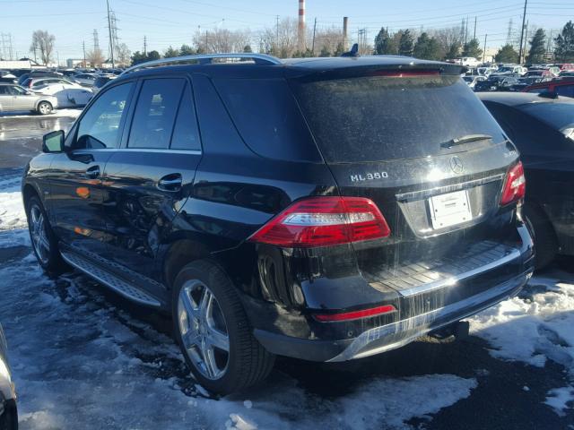 4JGDA2EB5CA089854 - 2012 MERCEDES-BENZ ML 350 BLU BLACK photo 3