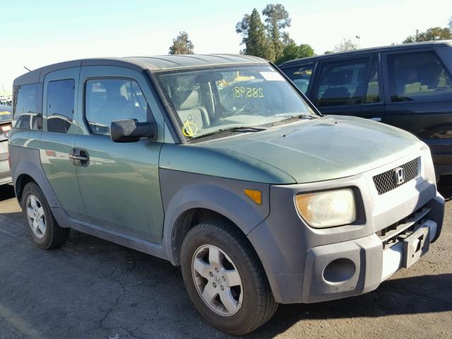 5J6YH285X4L014882 - 2004 HONDA ELEMENT EX GREEN photo 1