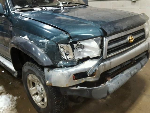 JT3HN87R2T0003255 - 1996 TOYOTA 4RUNNER LI GREEN photo 9