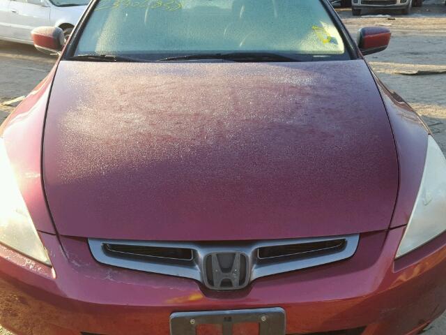 1HGCM56845A091515 - 2005 HONDA ACCORD EX RED photo 9