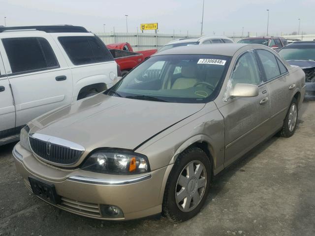 1LNHM86S75Y646817 - 2005 LINCOLN LS TAN photo 2