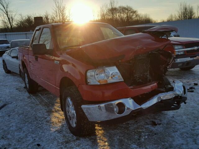 1FTPX14596FB12579 - 2006 FORD F150 RED photo 1