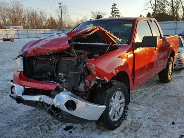 1FTPX14596FB12579 - 2006 FORD F150 RED photo 2