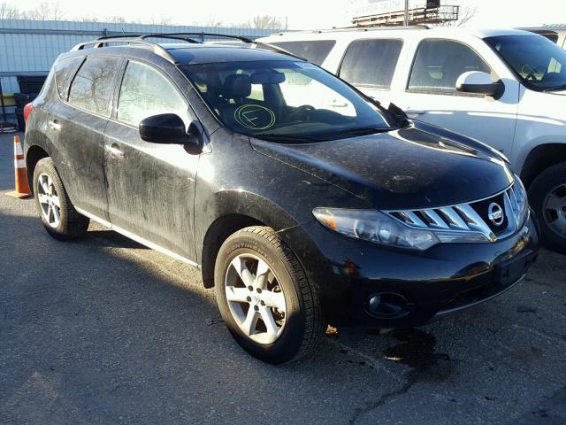 JN8AZ1MW3AW112812 - 2010 NISSAN MURANO S BLACK photo 1