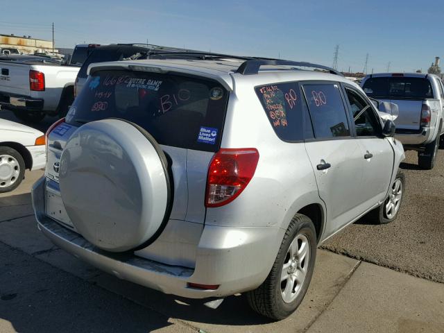 JTMZD33V775042215 - 2007 TOYOTA RAV4 SILVER photo 4