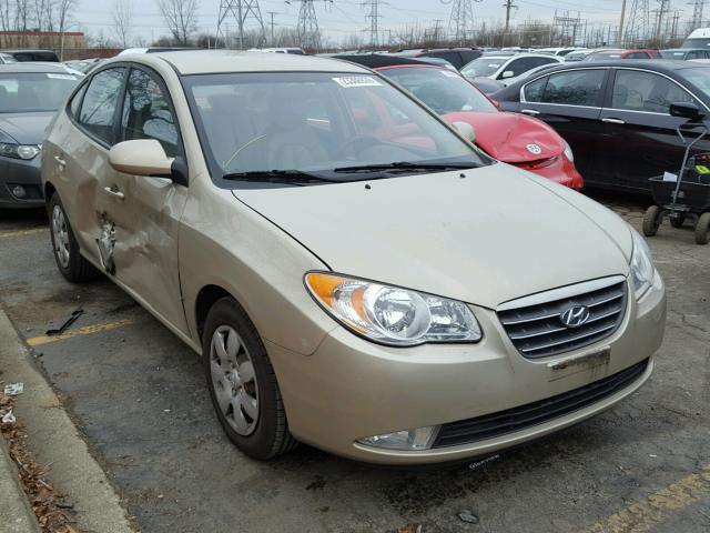 KMHDU46D87U147575 - 2007 HYUNDAI ELANTRA GL GOLD photo 1