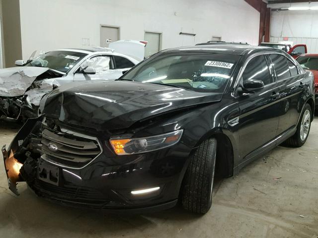 1FAHP2E87EG159126 - 2014 FORD TAURUS SEL BLACK photo 2