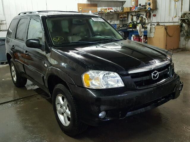 4F2YZ92Z06KM32657 - 2006 MAZDA TRIBUTE I BLACK photo 1