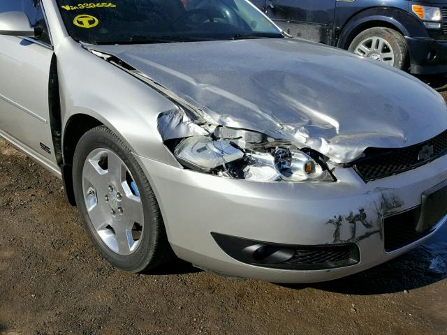 2G1WD58CX79232656 - 2007 CHEVROLET IMPALA SUP SILVER photo 9