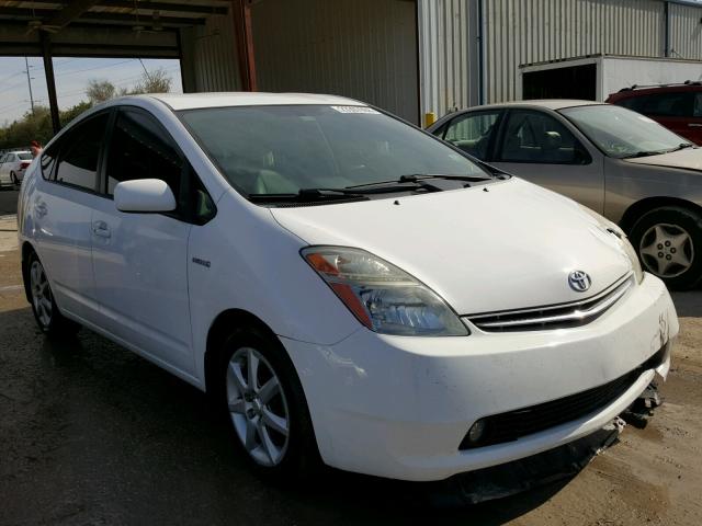 JTDKB20U383341968 - 2008 TOYOTA PRIUS WHITE photo 1