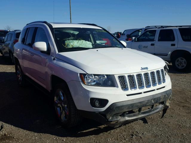 1C4NJDEB5ED689442 - 2014 JEEP COMPASS LA WHITE photo 1