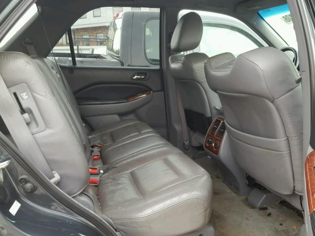 2HNYD18224H526886 - 2004 ACURA MDX GRAY photo 6