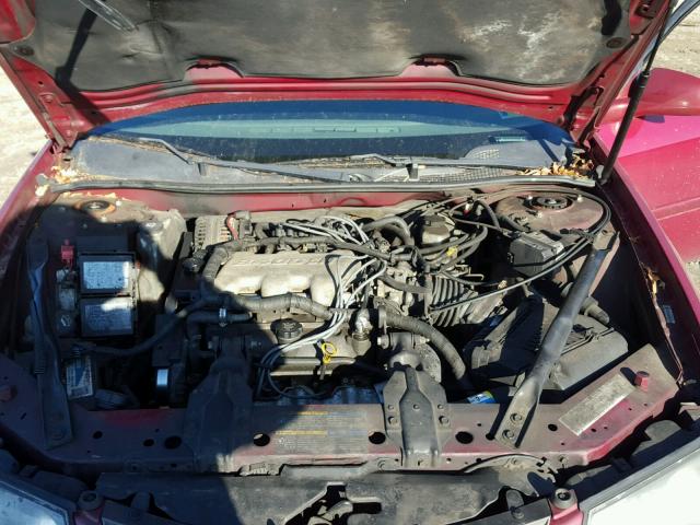 2G1WF52E859264152 - 2005 CHEVROLET IMPALA 勃艮第红 照片 7