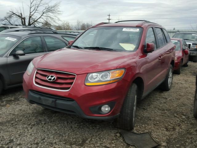 5NMSHDAG0AH348435 - 2010 HYUNDAI SANTA FE S RED photo 2