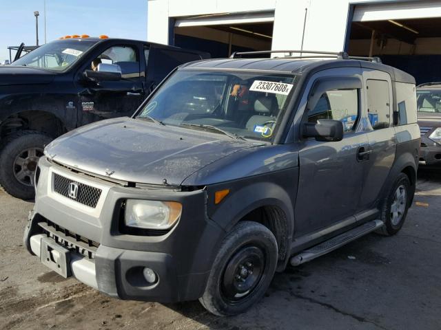 5J6YH28605L025920 - 2005 HONDA ELEMENT EX BLUE photo 2