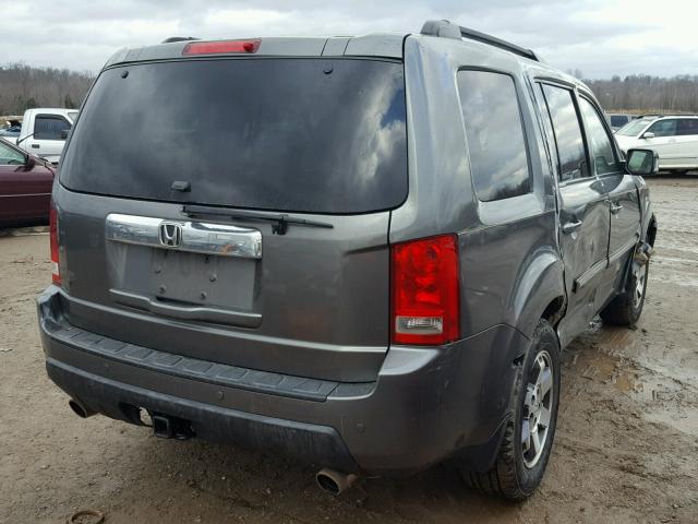 5FNYF489X9B018385 - 2009 HONDA PILOT TOUR CHARCOAL photo 4