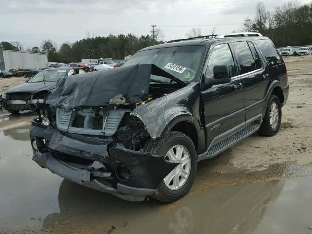 5LMEU68H14ZJ41340 - 2004 LINCOLN AVIATOR BLACK photo 2