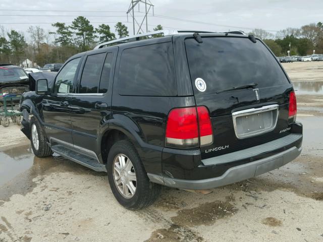 5LMEU68H14ZJ41340 - 2004 LINCOLN AVIATOR BLACK photo 3