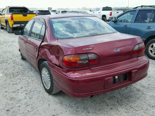 1G1ND52F64M602126 - 2004 CHEVROLET CLASSIC MAROON photo 3