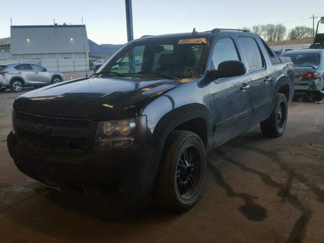 3GNFK12318G133494 - 2008 CHEVROLET AVALANCHE BLACK photo 2