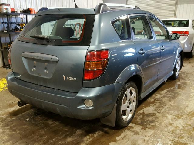 5Y2SL67816Z459444 - 2006 PONTIAC VIBE BLUE photo 4