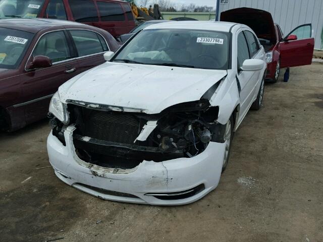 1C3CCBBB5CN155010 - 2012 CHRYSLER 200 TOURIN WHITE photo 2