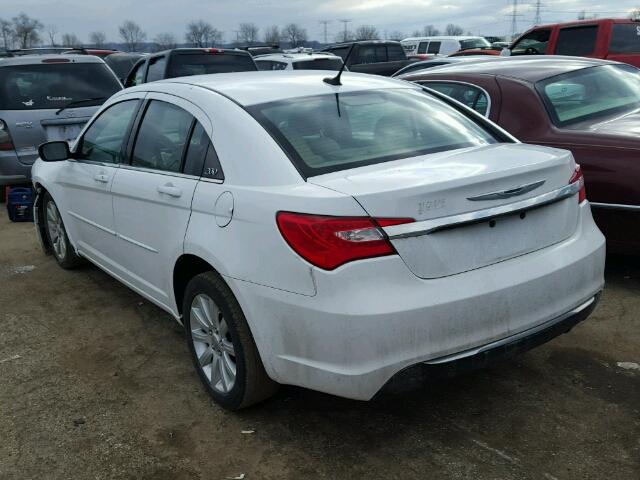 1C3CCBBB5CN155010 - 2012 CHRYSLER 200 TOURIN WHITE photo 3