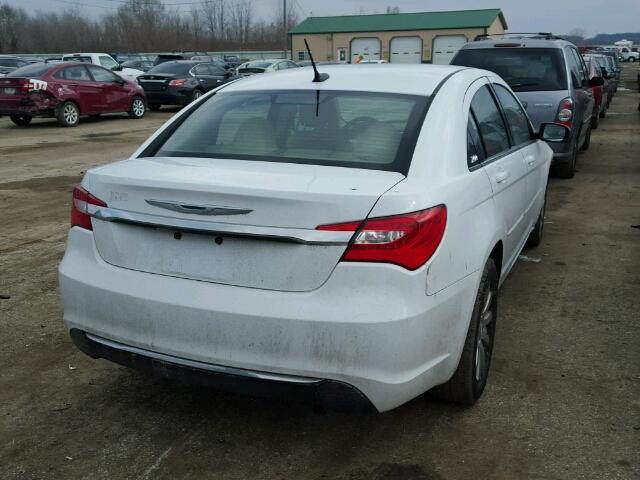 1C3CCBBB5CN155010 - 2012 CHRYSLER 200 TOURIN WHITE photo 4