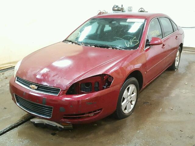 2G1WT58K269200003 - 2006 CHEVROLET IMPALA LT MAROON photo 2