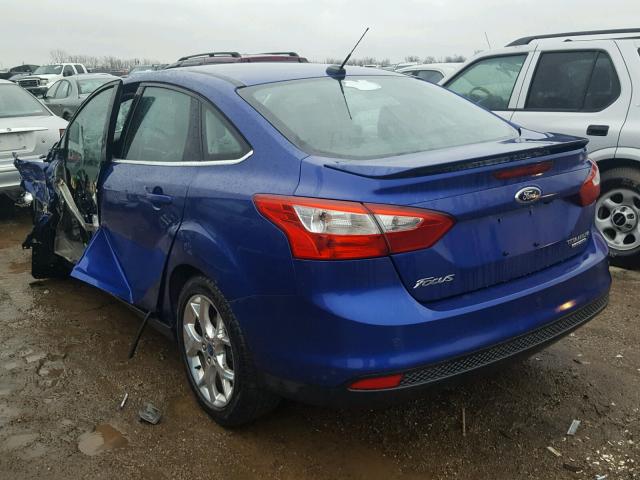 1FADP3J25DL188023 - 2013 FORD FOCUS TITA BLUE photo 3