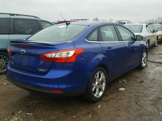 1FADP3J25DL188023 - 2013 FORD FOCUS TITA BLUE photo 4